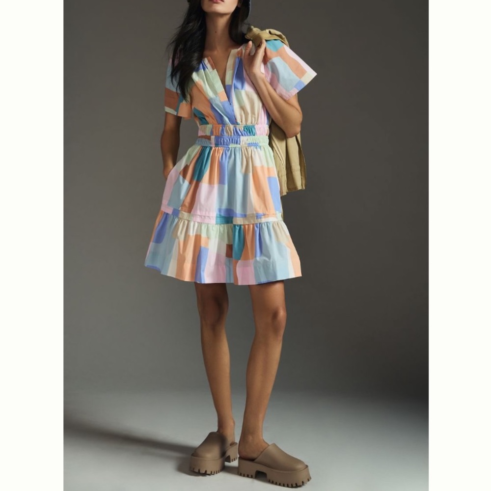 Anthropologie somerset mini dress sz XL - sold out, BNWT